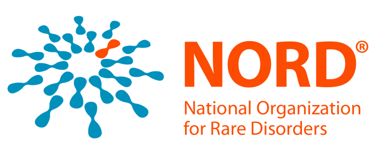 National Organization for Rare Disorders logo.